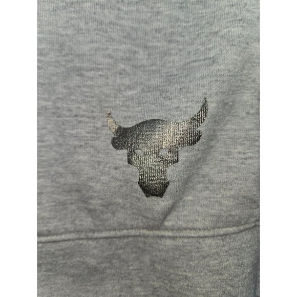 Under Armour Women's Project Rock Allday Hustle Hoodie XS Gray Oversized - Picture 6 of 8